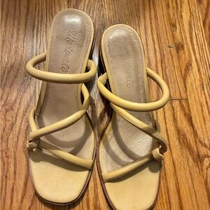 Madewell size 7 heeled sandal